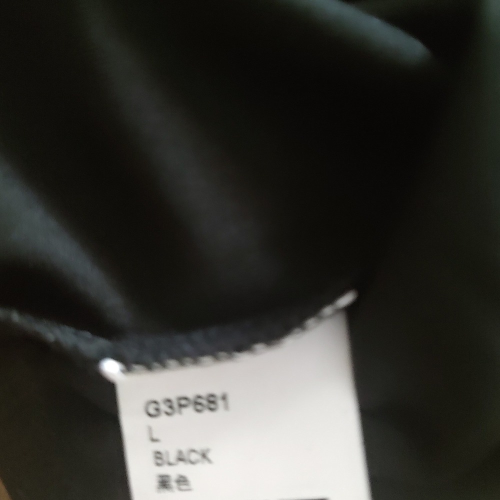 Womens Black Halter Neck Top V-Neck Side Slit‎ Empire Waist G3P681 Large